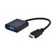 ADAPTADOR HDMI M a VGA (D-SUB) MACHO/HEMBRA CABLEXPERT