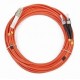 CABLE DE FIBRA OPTICA MACHO/MACHO LC ST NARANJA 5M CABLEXPERT