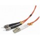 CABLE DE FIBRA OPTICA MACHO/MACHO LC ST NARANJA 5M CABLEXPERT