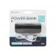 POWER BANK DE CUERO 2600 MAH GRIS PLATINET