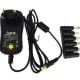 CARGADOR ENCHUFE UNIVERSAL TABLETS 1A 3V HASTA 12V 6 CLAVIJAS HAVIT