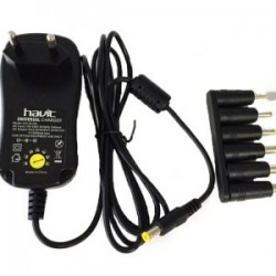 CARGADOR ENCHUFE UNIVERSAL 1A 3V HASTA 12V 6 CLAVIJAS HAVIT