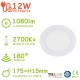 Downlight LED 12W CIRCULAR Blanco Neutro Trixline