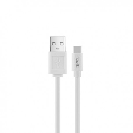 CABLE DE DATOS Y CARGA USB / USB TYPE-C REDONDO HAVIT