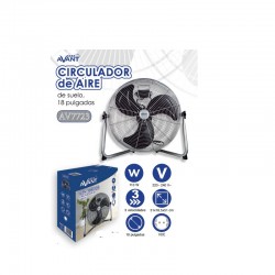 VENTILADOR CIRCULADOR DE AIRE DE SUELO 3 VELOCIDADES 110W AVANT