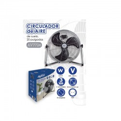 VENTILADOR CIRCULADOR DE AIRE DE SUELO 3 VELOCIDADES 140W AVANT