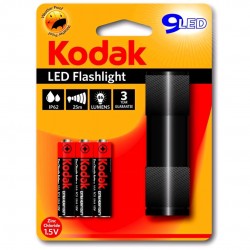 LINTERNA KODAK 9-LED FLASHLIGHT BLACK