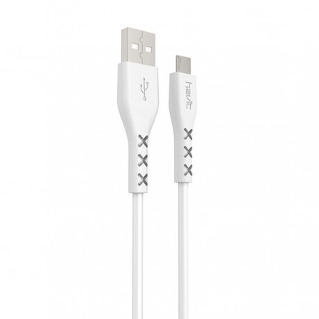 CABLE DE DATOS Y CARGA MICROUSB REDONDO 1.8M HAVIT