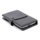 FUNDA DE TABLET CON TECLADO 7" A 7,85" + SOPORTE MICRO USB NEGRO OMEGA