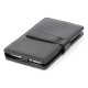 FUNDA DE TABLET CON TECLADO 7" A 7,85" + SOPORTE MICRO USB NEGRO OMEGA