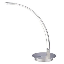 LAMPARA LED CURVO ALUMINIO 6W 3000K 480LM PLATINET