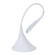 LAMPARA DE MESA 3.5W FLEXIBLE ALIM. USB O PILAS BLANCO PLATINET