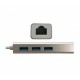 HUB USB 3.0 3 PUERTOS USB3.0 + ETHERNET 1PTO 3GO