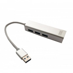 HUB USB 3.0 3 PUERTOS USB3.0 + ETHERNET 1PTO 3GO