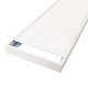 KIT SUPERFICIE PANELES 120x30cm BLANCO ALUMINIO