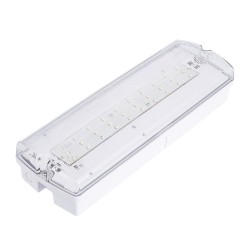 LUZ EMERGENCIA 3W 200lm B. FRIO Ø270x100x54mm