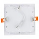 PANEL LED DOWNLIGHT 6W ALUMINIO CUADRADO NEUTRO CALIDO DRIVER INSOLATED (AISLADO)