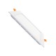 PANEL LED DOWNLIGHT 12W ALUMINIO CUADRADO BLANCO NEUTRO DRIVER INSOLATED (AISLADO)