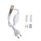 CABLE RECTIFICADOR DE CORRIENTE TIRA LED mod.2835-180 220V AC 180 LED/m MONOCOLOR