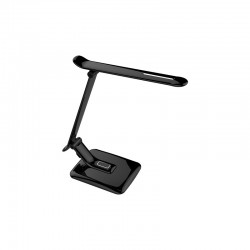 LAMPARA DE MESA 12W+6W CARGADOR USB NEGRO PLATINET