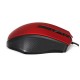 RATON USB ERGONOMICO OPTICO 1600DPI ROJO BLISTER OMEGA