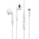 AURICULARES CON MICROFONO PARA IPHONE LIGHTNING BLANCO OMEGA FIESTA