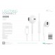 AURICULARES CON MICROFONO PARA IPHONE LIGHTNING BLANCO OMEGA FIESTA