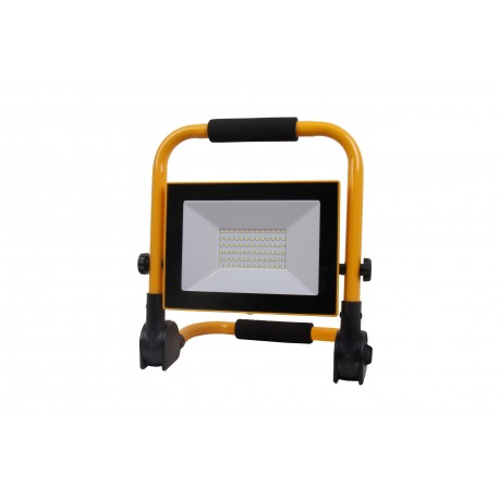 FOCO PROYECTOR LED PORTATIL CON BATERIA 50W BLANCO FRIO