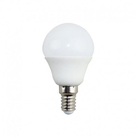 BOMBILLA LED ESFÉRICA E14 P45 5W BLANCO CALIDO