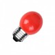 BOMBILLA LED ESFÉRICA E27 G45 3W COLOR ROJO