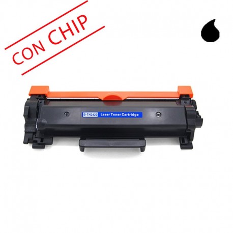 TN2420/TN2410 TONER GENERICO BROTHER NEGRO (TN-2420) 3.000 pag. *CON CHIP*