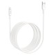 CABLE DE CARGA RAPIDA Y DATOS 3A 2M USB A TIPO-C BLANCO FORCE EDITION AVANT