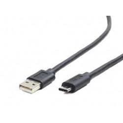 CABLE CARGA RAPIDA USB TIPO-C 2.0 MACHO A USB MACHO 1 Mtrs CABLEXPERT