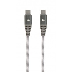 CABLE TRENZADO DATOS Y CARGA USB TIPO-C 100W 2.0 MACHO/MACHO 1.5 Mtrs CABLEXPERT