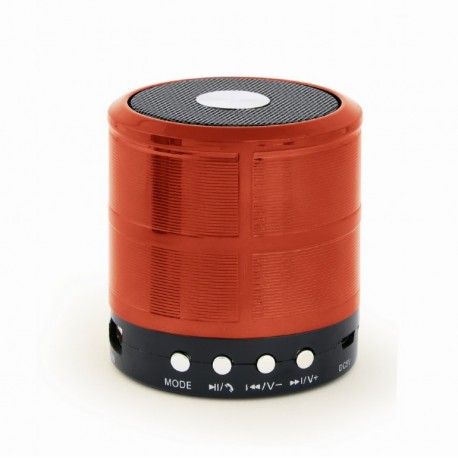 ALTAVOZ PORTATIL BLUETOOTH MICRO SD 3W ROJO GEMBIRD