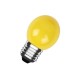 BOMBILLA LED ESFÉRICA E27 G45 3W COLOR AMARILLA