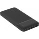 POWER BANK 10000mAh POLYMER ABS NEGRO 2USB 1TYPE-C 1 MICROUSB PLATINET