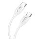 CABLE 60W 3A CARGA RAPIDA Y DATOS 1M USB TIPO-C A TIPO C BLANCO AVANT