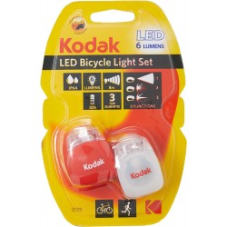 LINTERNA KODAK LED PARA BICICLETA BLISTER 2UDS