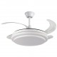 VENTILADOR DE TECHO BLANCO SELENE DC 4 ASPAS RETRACTIL LED CCT (CALIDO-NEUTRO-FRIO) 72W BELAIR