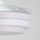 VENTILADOR DE TECHO BLANCO SELENE MINI DC 4 ASPAS RETRACTIL LED CCT (CALIDO-NEUTRO-FRIO) 48W BELAIR