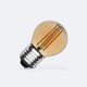 BOMBILLA LED FILAMENTO E27 G45 4W GOLD B. CALIDO