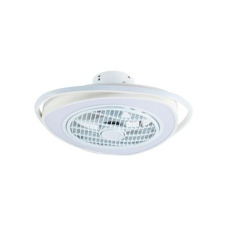 VENTILADOR DE TECHO Ø53,5CM BLANCO GENEVA AC 5 ASPAS LED CCT (CALIDO-NEUTRO-FRIO) 70W BELAIR