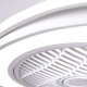 VENTILADOR DE TECHO Ø53,5CM BLANCO GENEVA AC 5 ASPAS LED CCT (CALIDO-NEUTRO-FRIO) 70W BELAIR