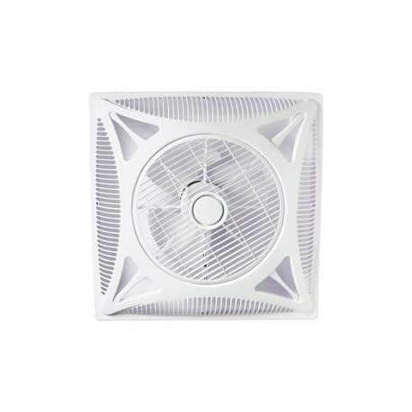 VENTILADOR EMPOTRABLE DE TECHO PANEL ØAl.59,8x59,8CM BLANCO AC 3 ASPAS BELAIR