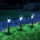 BALIZA LED SOLAR GARDEN LIGHT 07 PLASTIC SLANTING THREAD LAMPSHADE 6500K