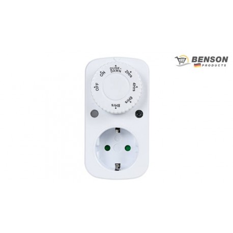 PROGRAMADOR ANALOGICO C/SENSOR BLANCO BENSON