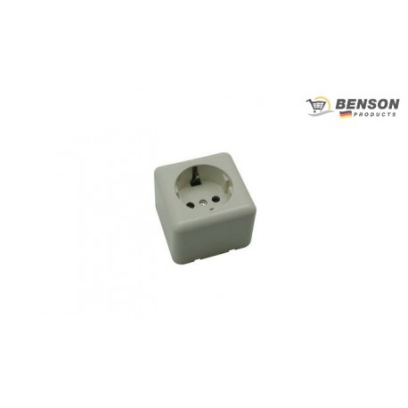 ENCHUFE SCHUKO SUPERFICIE PARED IP20 BENSON