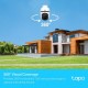 CAMARA IP65 ROTATORIA DE VIDEOVIGILANCIA WIFI 1080P DETECION DE MOV. Y NOTIFICACIONES VISUALIZACION NOCTURNA TP-LINK