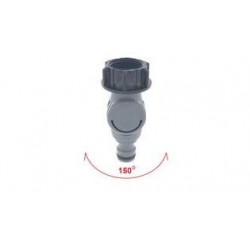 CONECTOR RAPIDO AJUSTABLE ANGULO 150° ROSCADO 